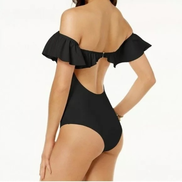 Raisins Barbados Ruffle off the shoulder swimsuit - Picture 2 of 4